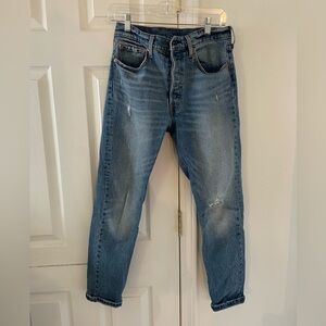 Levi’s High-waisted Straight Leg Mom Jeans